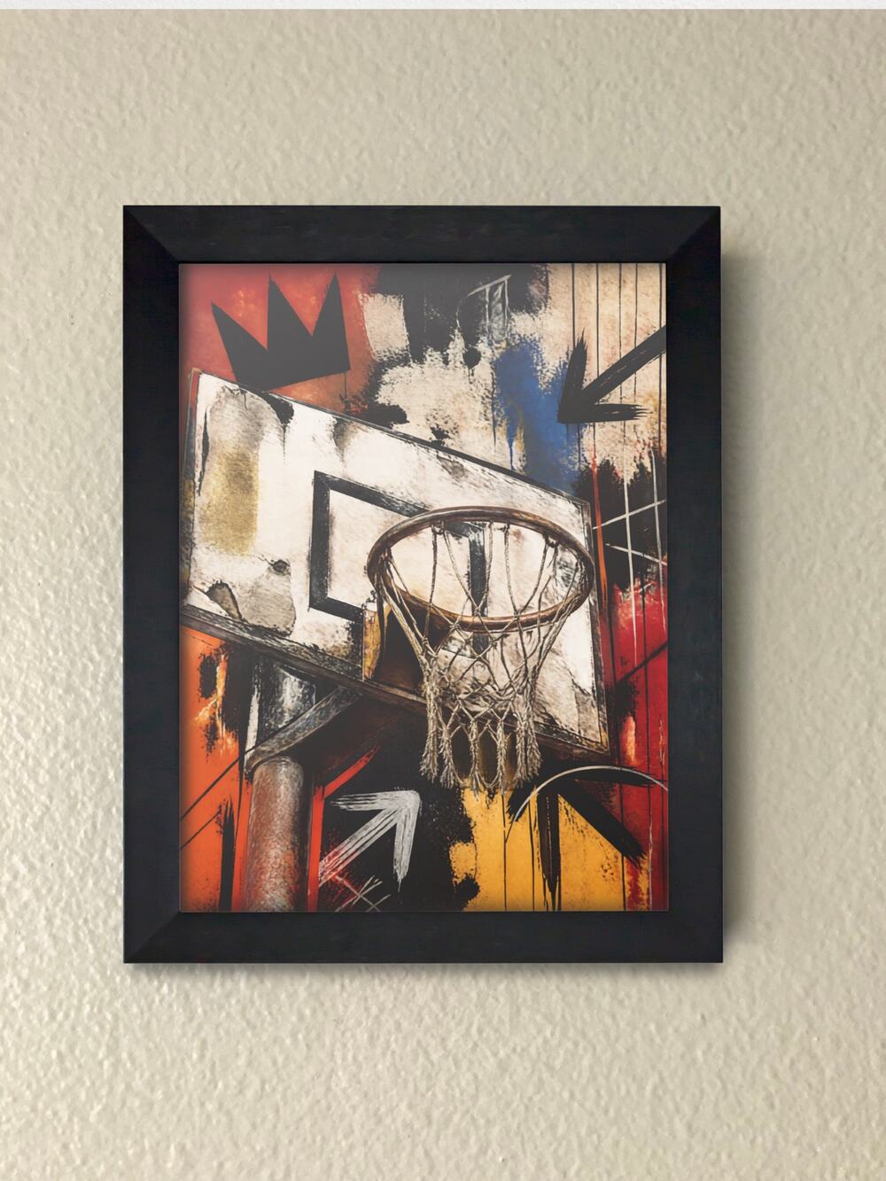 Basketball Hoop Wall Art